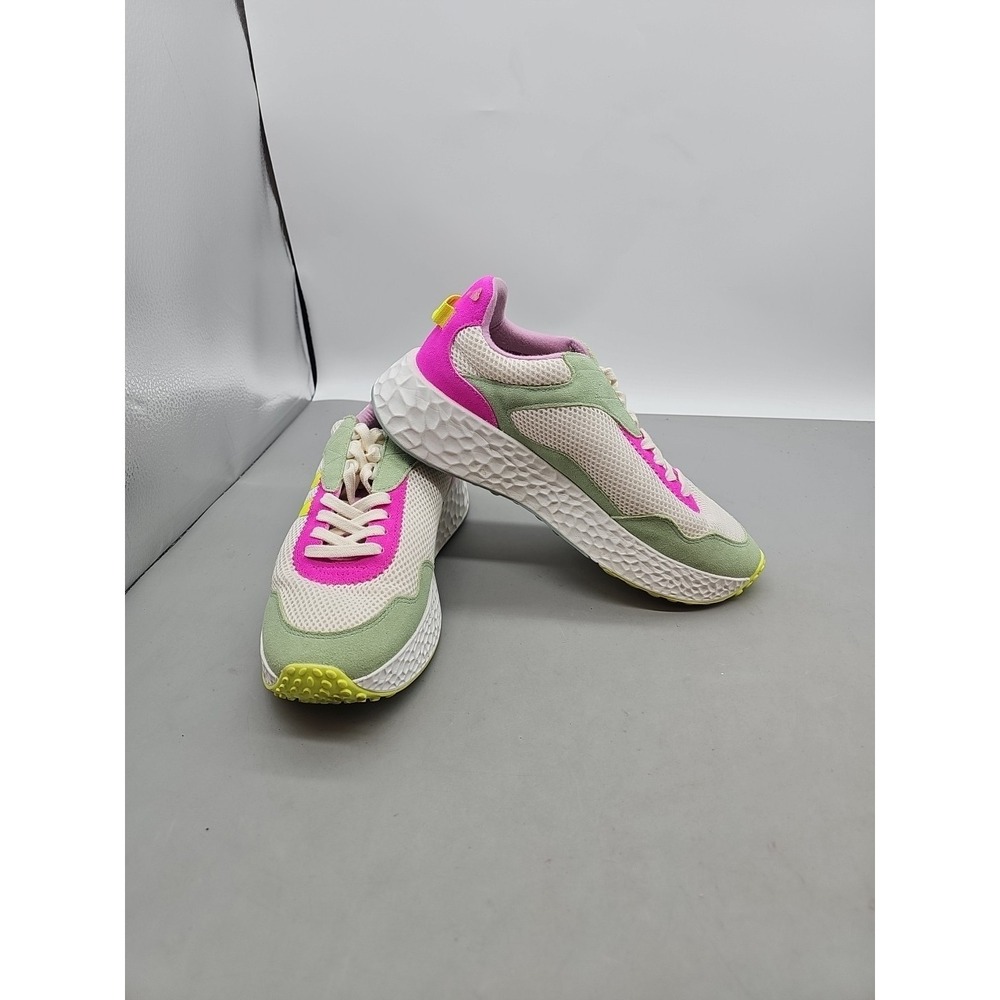 Vintage Havana Sabre Women's Sneaker 11 B(M) US - Pink/Mint/Neon Yellow‎